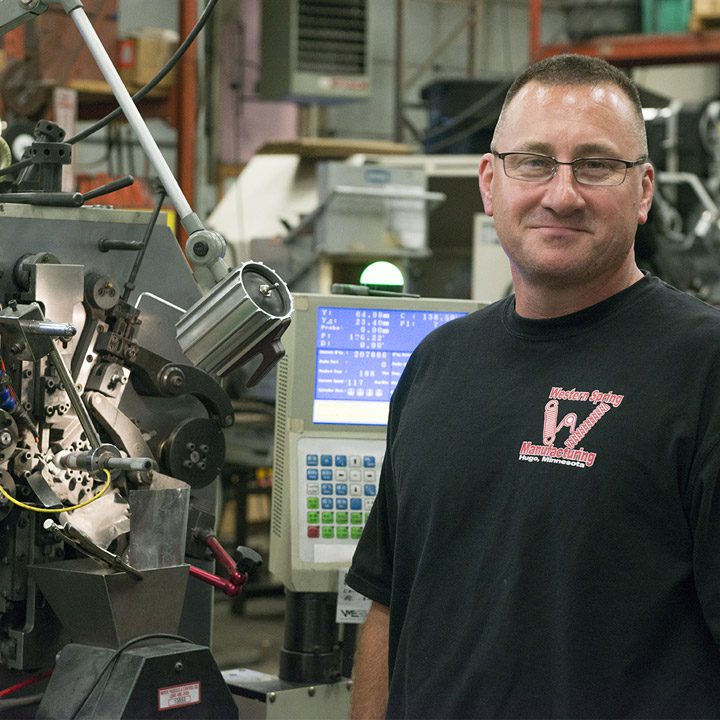 Western Spring Customer Service hard at work on the factory floor