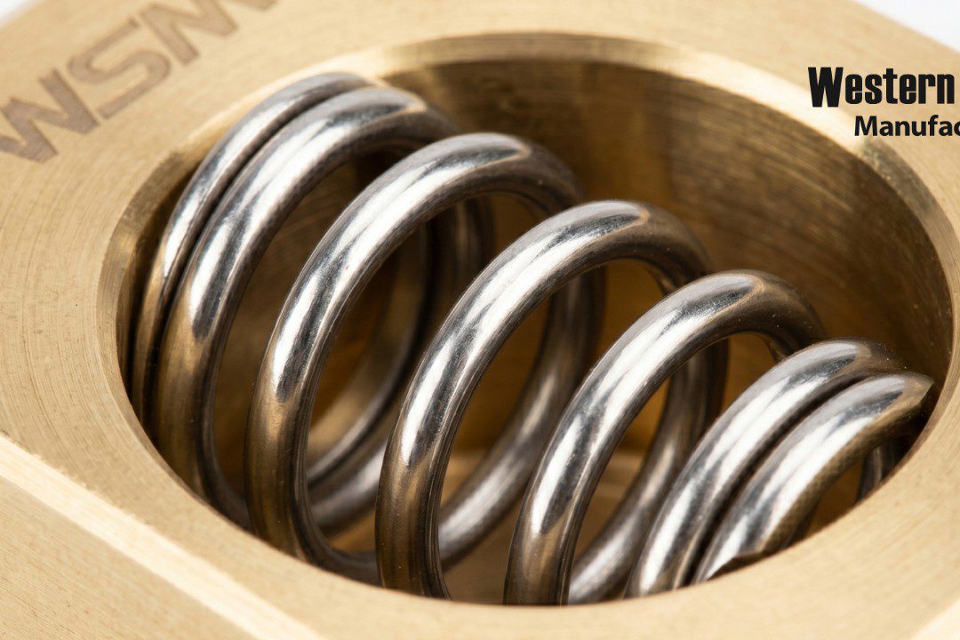 Compression spring optimized for friction fit